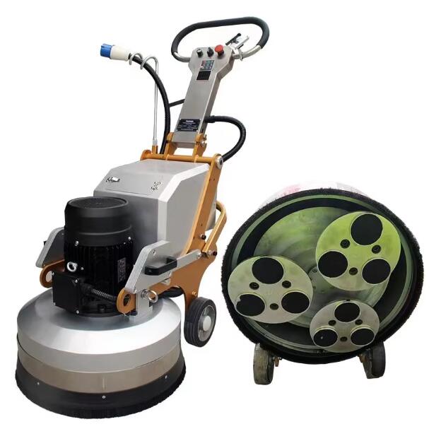 S9-X-550  550mm Single Phase 4kw 5.5kw Dust Free Planetary Concrete Polisher Grinder Concrete Floor Grinding Machine