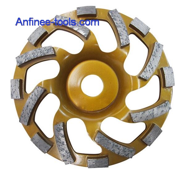150mm PRO. Quality Turbo Concrete Diamond Grinding Cup Wheel